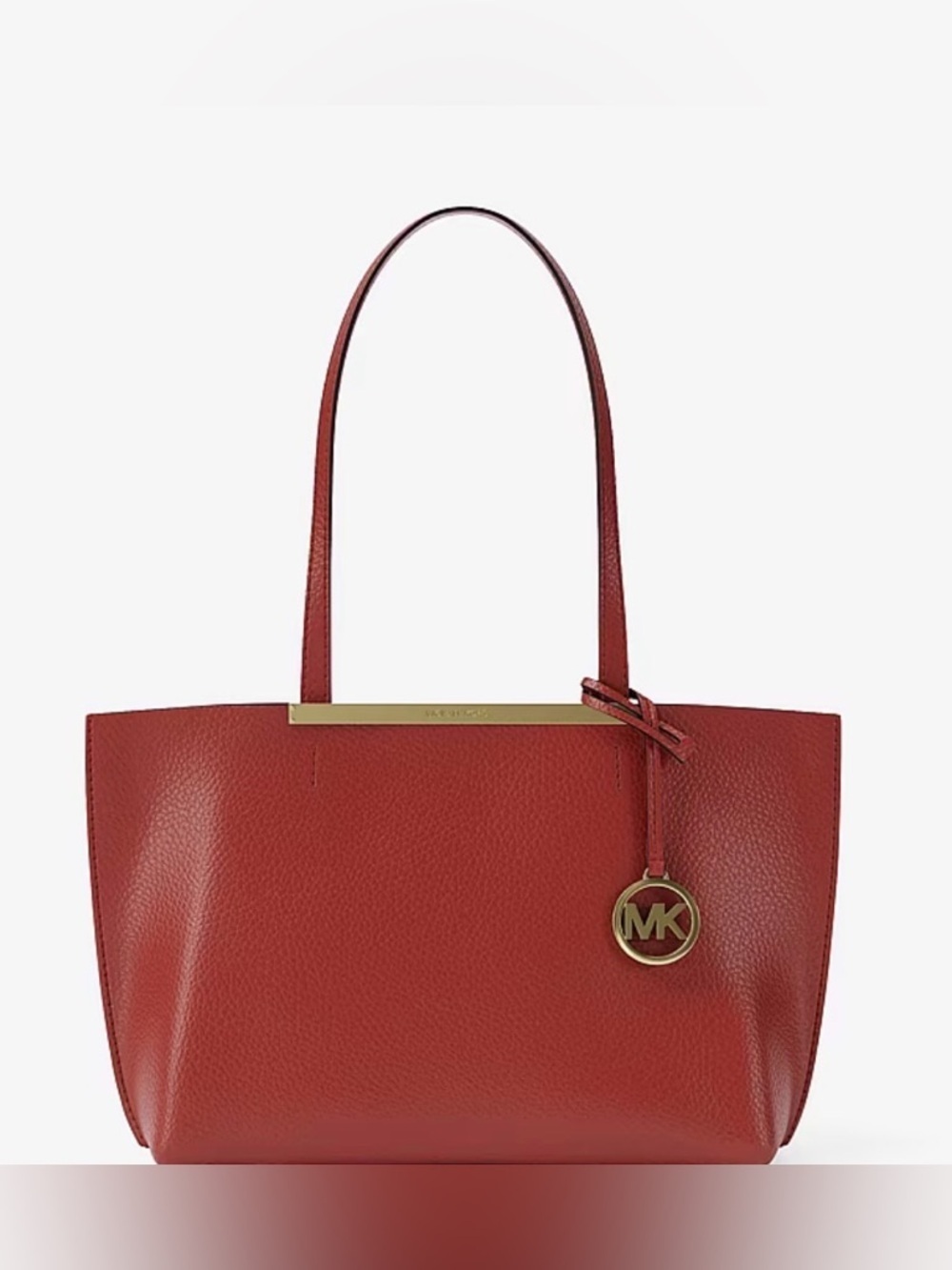 MICHAEL KORS EVELYN SMALL TOTE BAG GOLD HARDWARE
